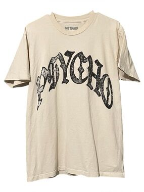 Don Toliver Pscyho Tour Graphic White T-Shirt Medium w/ Dates Venues Rap Hip Hop